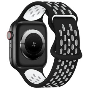 Beline Apple Watch New SportSilicone apyrankė 38/40/41mm juodos spalvos/baltos spalvos Box