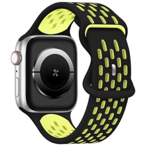 Beline Apple Watch New SportSilicone apyrankė 38/40/41mm juodos spalvos/geltonos spalvos Box