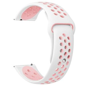 Beline Watch apyrankė 20mm Sport Siliconebaltos spalvos/rožinės spalvos baltos spalvos/rožinės spalvos box - Image 3