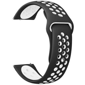 Beline Watch apyrankė 22mm Sport Silicone juodos spalvos/baltos spalvos box - Image 3