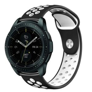 Beline Watch apyrankė 22mm Sport Silicone juodos spalvos/baltos spalvos box - Image 1