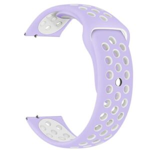 Beline apyrankė Watch 22mm Sport Silicone violetinės spalvos/baltos spalvos Box - Image 3