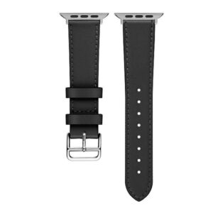Beline Watch apyrankė 20mm Hermes Leather juodos spalvos/juodos spalvos box - Image 2
