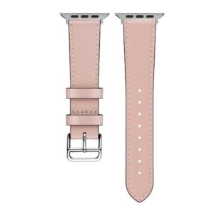 Beline Watch apyrankė 20mm Hermes Leather rožinės spalvos /rožinės spalvos Box - Image 2