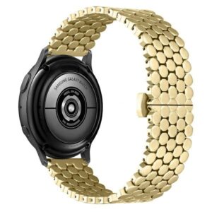 Beline Watch apyrankė 20mm Metal Honeycomb aukso spalvos/aukso spalvos box - Image 1