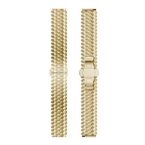 Beline Watch apyrankė 20mm Metal Honeycomb aukso spalvos/aukso spalvos box - Image 2