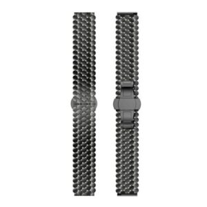 Beline Watch apyrankė 22mm Metal Honeycomb juodos spalvos/juodos spalvos box - Image 2