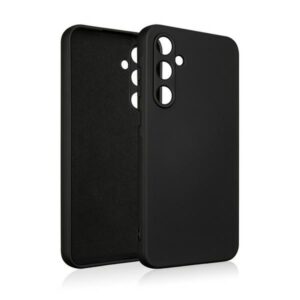 Beline Dėklas Silicone Samsung A55 A556 juodos spalvos