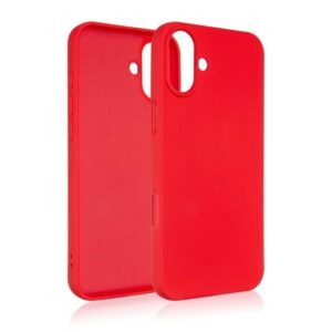 Beline Dėklas Silicone Apple iPhone 16 6.1" raudono spalvos