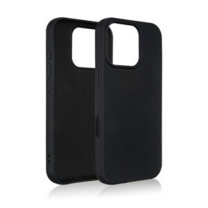 Beline Dėklas Silicone Apple iPhone 16 Pro 6.3" juodos spalvos