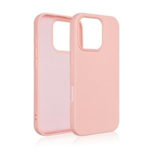 Beline Dėklas Silicone Apple iPhone 16 Pro 6.3" rožinio aukso spalvos