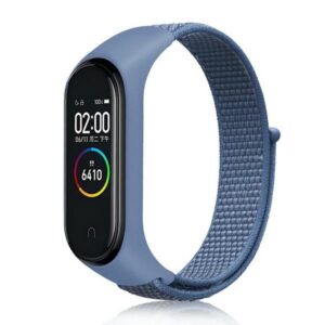 Beline Mi Band 7/6/5/4/3 NylonLoop apyrankė blue - Image 1