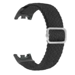 Beline Mi Band 10/9/8 Nylon apyrankė juodos spalvos - Image 1