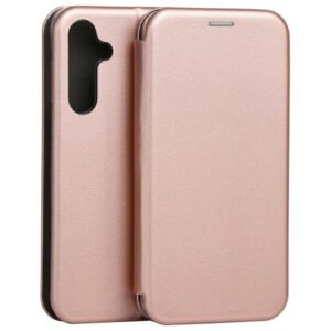Beline Dėklas Book Magnetic Samsung M35 Rose Gold