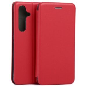 Beline Book Magnetic Samsung S25 dėklas red