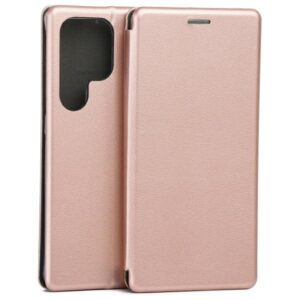 Beline Book Magnetic Dėklas Samsung S25 Ultra Rose Gold