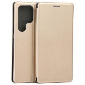 Beline Dėklas Book Magnetic Samsung S25 Ultra gold