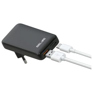 Beline Charger 1x USB-C + 1x USB 65W juodos spalvos (only head) PD 3.0 + QC 3.0 BLN2CW65 - Image 3