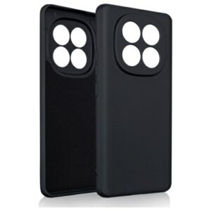 Beline Silicone Dėklas Xiaomi Redmi Note 14 Pro+ juodos spalvos