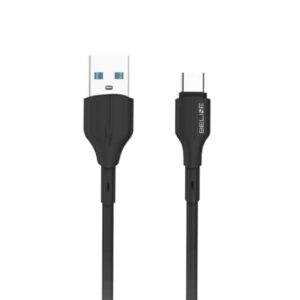 Beline Kabelis 25W USB-A/USB-C 1m juodos spalvos BLNCBC01