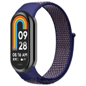 Beline Mi Band 10/9/8 NylonLoop apyrankė Navy - Image 1