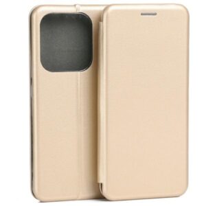 Beline Book Magnetic Xiaomi Redmi Note 14 5G Dėklas Gold