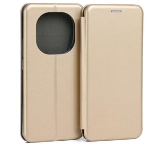 Beline Book Magnetic Xiaomi Redmi Note 14 Pro Plus 5G Dėklas Gold