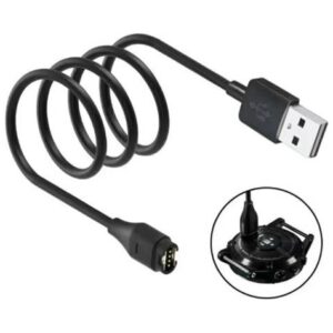 Kabelis USB-A Beline for Charging Garmin Watches 1m juodos spalvos