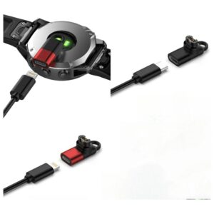 Adapter Lightning MajesticLine for Charging Garmin Watches red - Image 6