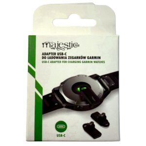 Adapteris USB-C MajesticLine for Charging Garmin Watches black - Image 6