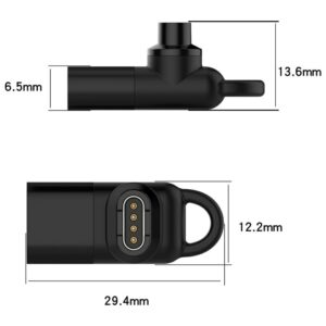 Adapteris USB-C MajesticLine for Charging Garmin Watches black - Image 4