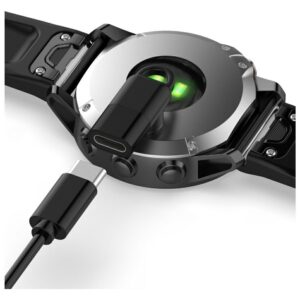 Adapteris USB-C MajesticLine for Charging Garmin Watches black - Image 5
