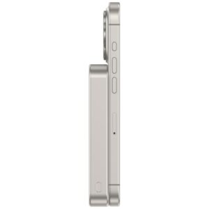 Mini Powerbank Cellline MagSafe 10000mAh Qi2 15W CL-MBP-03 pilkos spalvos Magnetic wireless mini powerbank - Image 7