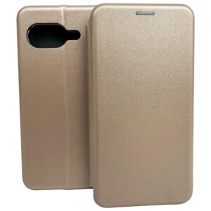 Beline Book Magnetic Pixel 9a dėklas gold