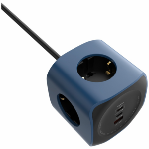 Cellline Power Socket Cube 6in1 2500W USB/2xUSB-C 65W blue - Image 5