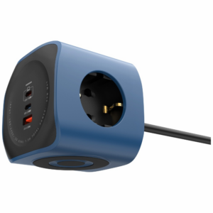 Cellline Power Socket Cube 6in1 2500W USB/2xUSB-C 65W blue - Image 6