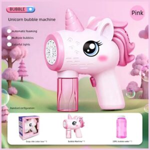 Bubble machine Beline unicorn rožinės spalvos - Image 4