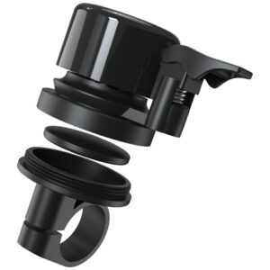 Bell with tracker Majestic for bicycle juodos spalvos - Image 1