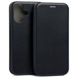 Dėklas Beline Book Magnetic Apple iPhone 17 juodos spalvos