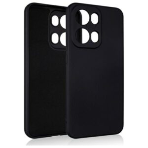Dėklas Beline Silicone Oppo Reno 13 Pro juodos spalvos