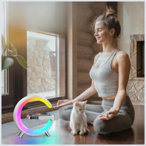 Multifunctional Lamp MajesticLine with alarm clock and bluetooth kolonėlė baltos spalvosZapytaj Chat - Image 8