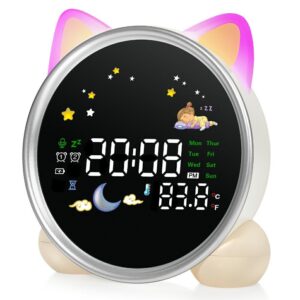 Multifunction alarm clock MajesticLine baltos spalvos