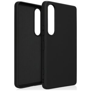 Dėklas Beline Silicone skirtas Sony Xperia 1 VII juodos spalvos