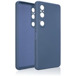 Dėklas Beline Silicone skirtas Sony Xperia 1 VI mėlynos spalvos - Image 1