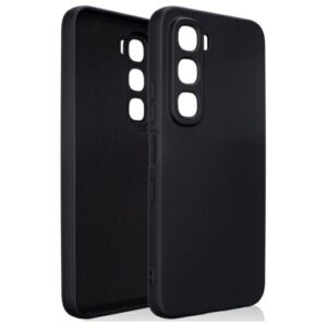 Dėklas Beline Silicone skirtas Infinix Hot 60 5G juodos spalvos