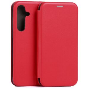 Dėklas Beline Book Magnetic Samsung Galaxy S25 FE red