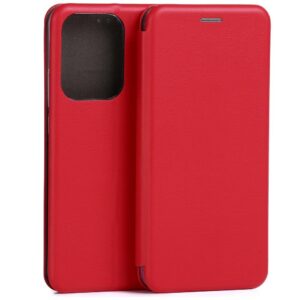Dėklas Beline Book Magnetic Oppo Reno 14 Pro red