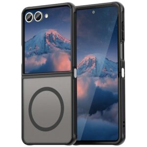 Dėklas Beline MagSafe Samsung Galaxy Z Flip7 juodos spalvos