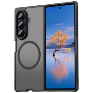 Dėklas Beline MagSafe Samsung Galaxy Z Fold7 juodos spalvos