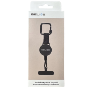 Anti-theft lanyard Beline for phone juodos spalvos - Image 8